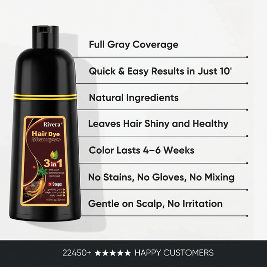 Rivera® - Cover Gray Hair in Just 10 Minutes
